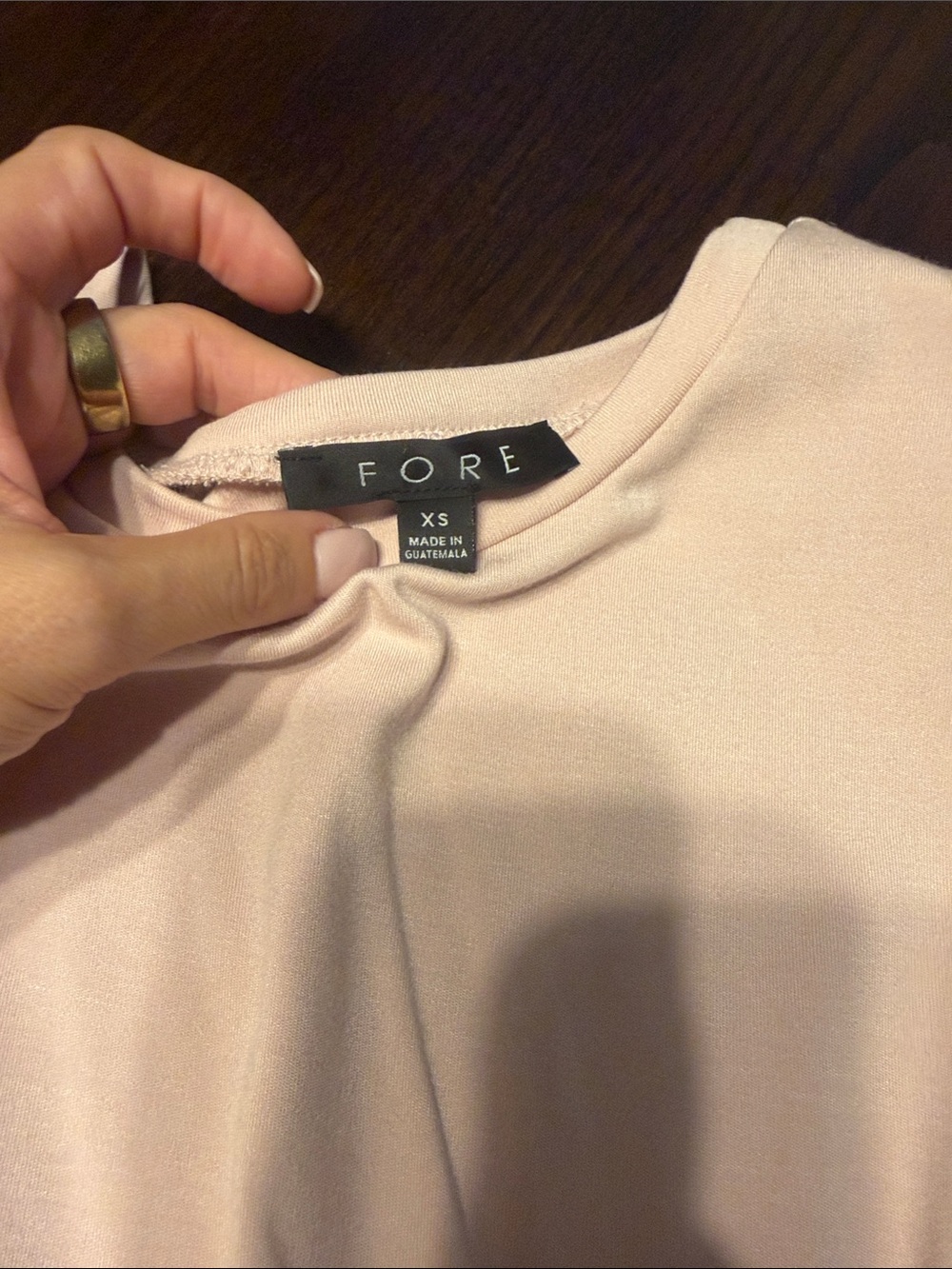 Ring-Detail Maxi Dress in Blush Pink - Picture 2 of 6